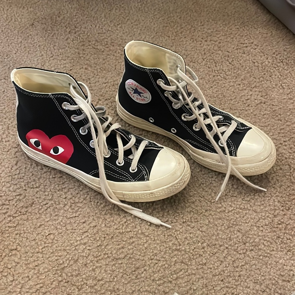 converse x comme de garcon size 7W